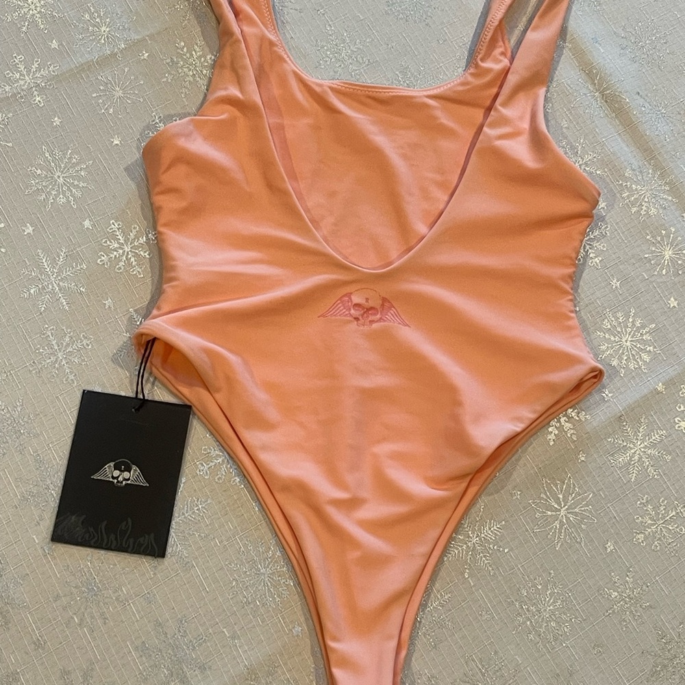 Pink One Piece Swimsuit